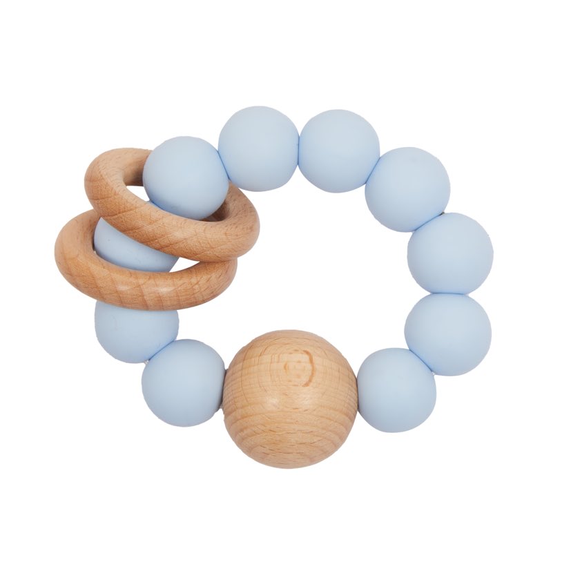 Ring Teether – Baby Blue