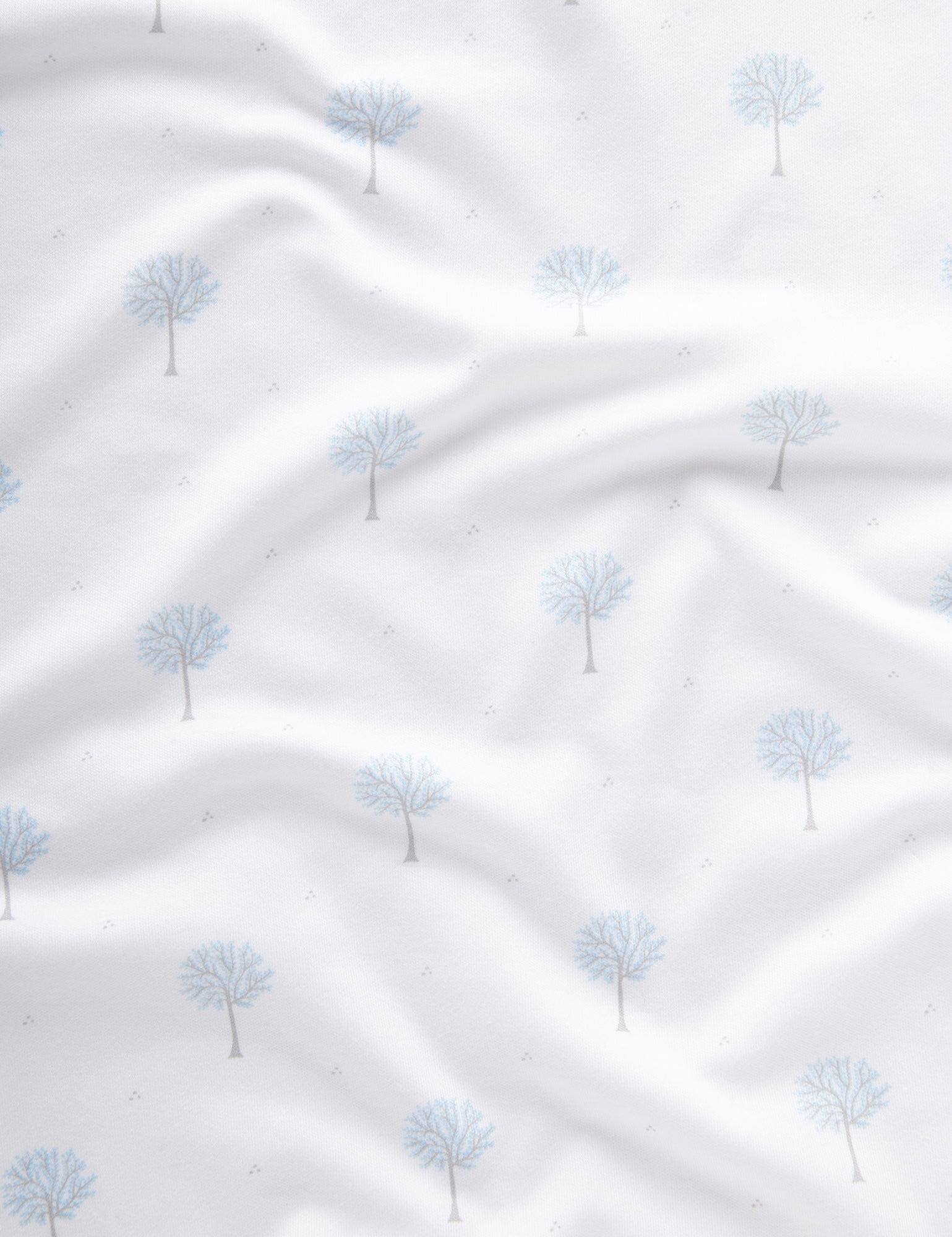 Blue Tree Bunny Rug