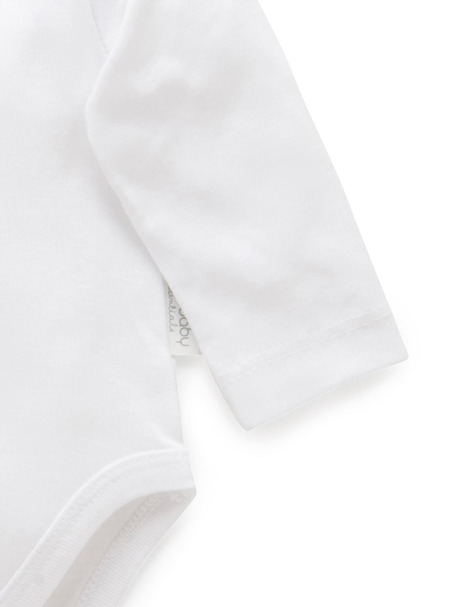 Easy Neck Long Sleeve Bodysuit Pack – White