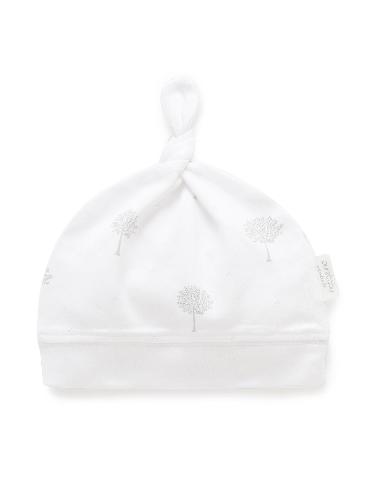 Knot Hat – Pale Grey Tree