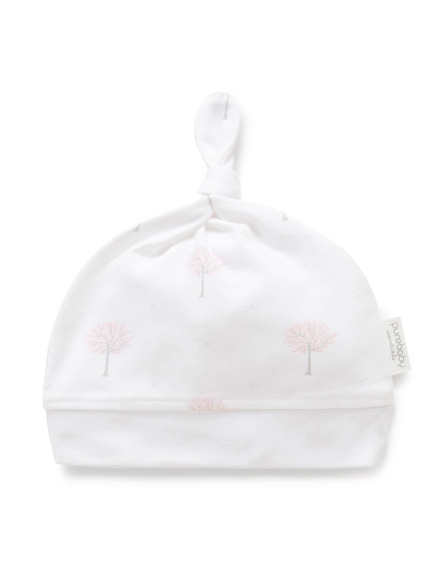 Knot Hat – Pale Pink Tree